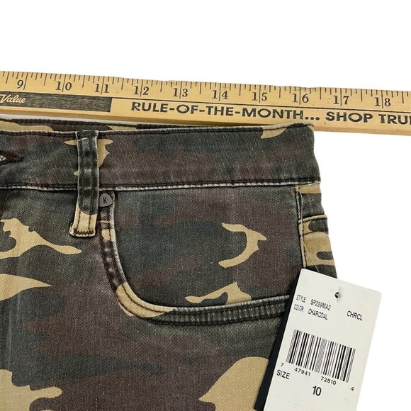 KUT From The Kloth Jeans Women's Sz 10 Camo High Rise Ankle Skinny Stretch Denim - Picture 8 of 11